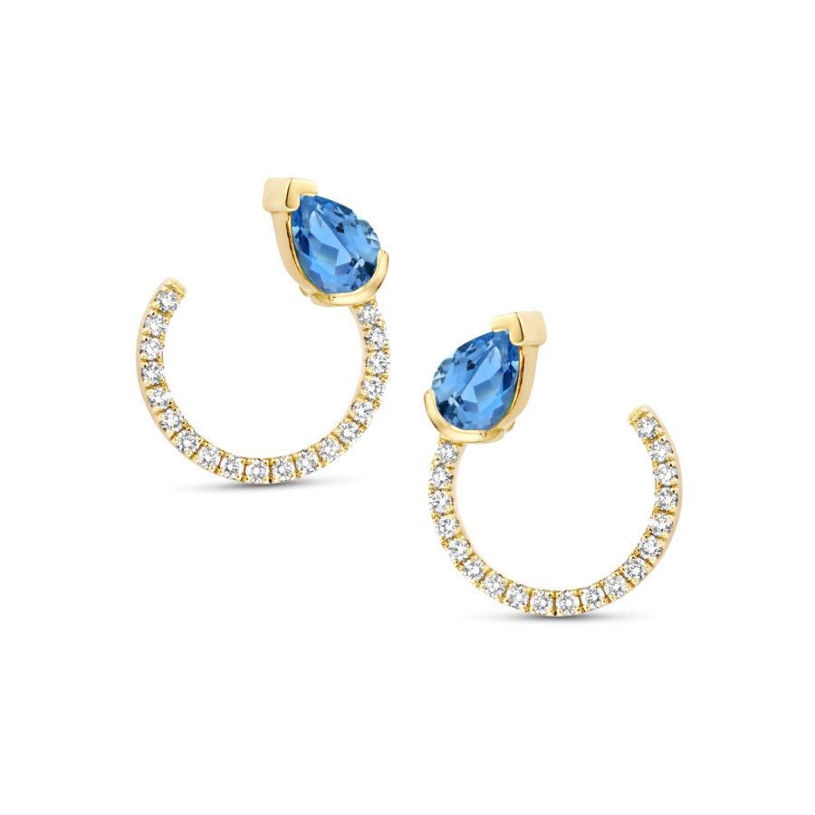 Adeline Single Curved Earrings