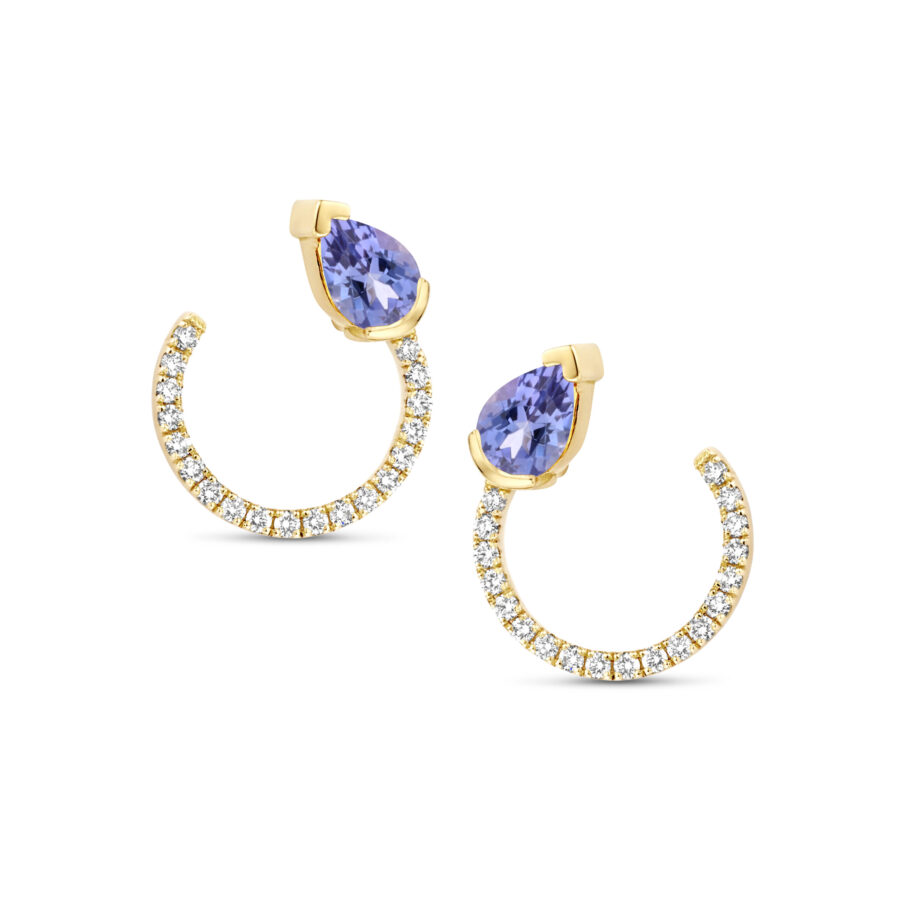 Adeline Single Curved Earrings