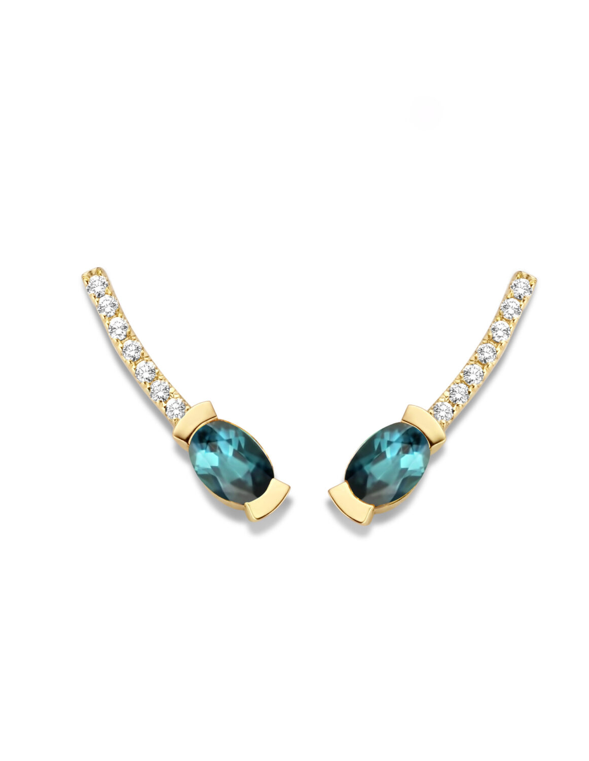 Adeline Curved Earrings