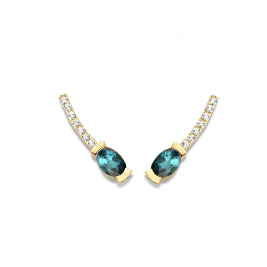 Adeline Curved Earrings