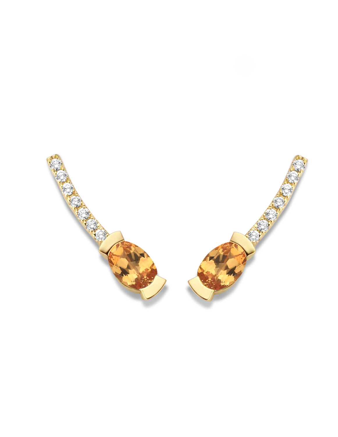 Adeline Curved Earrings