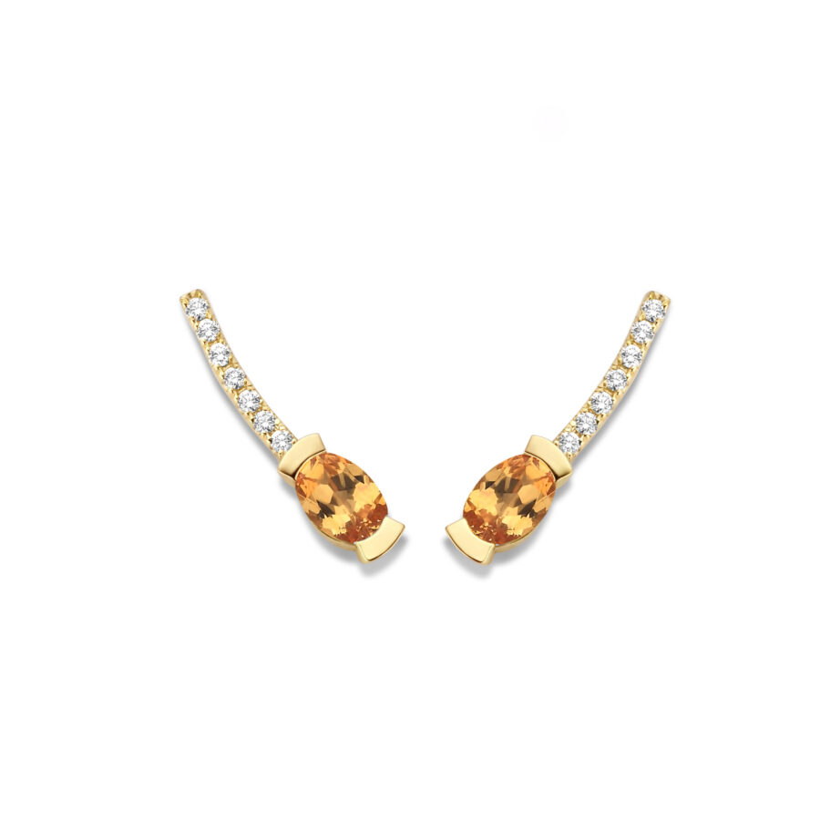 Adeline Curved Earrings