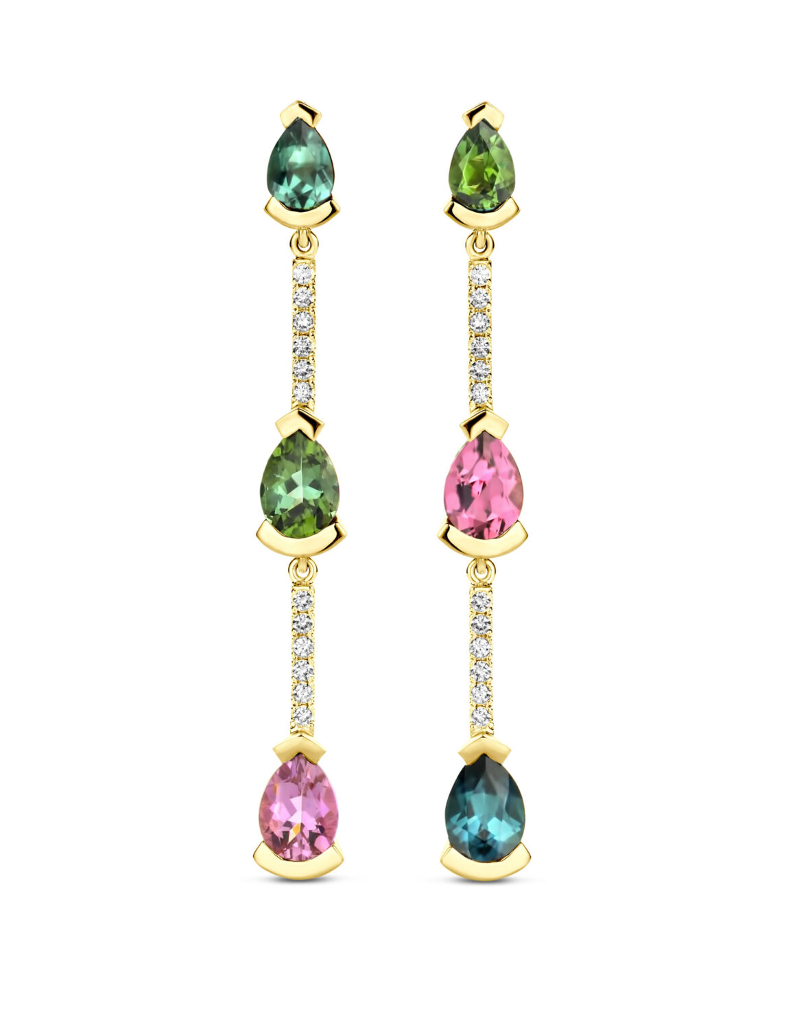 Adeline Trio Straight Earrings