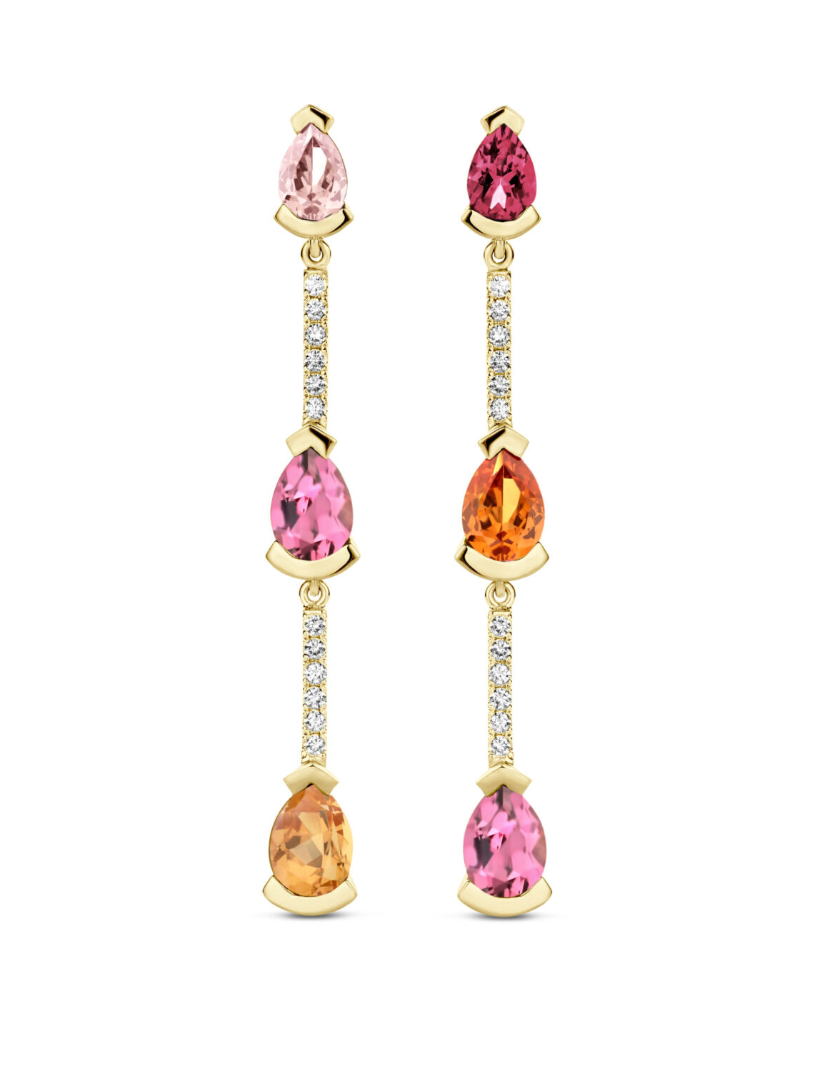 Adeline Trio Straight Earrings