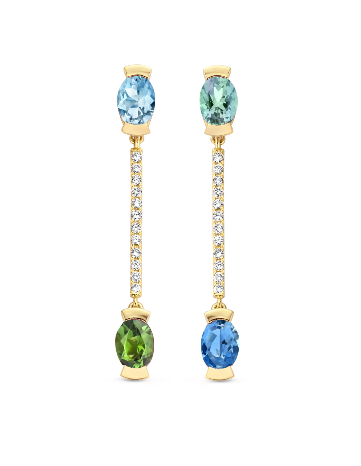 Adeline Duo Straight Earrings