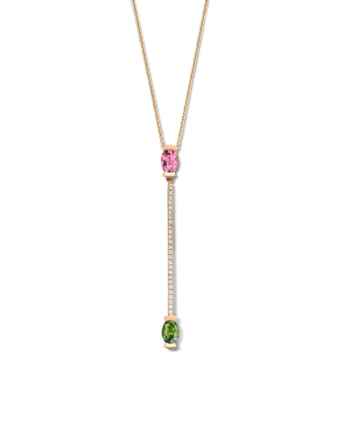 Adeline Duo Straight Necklace