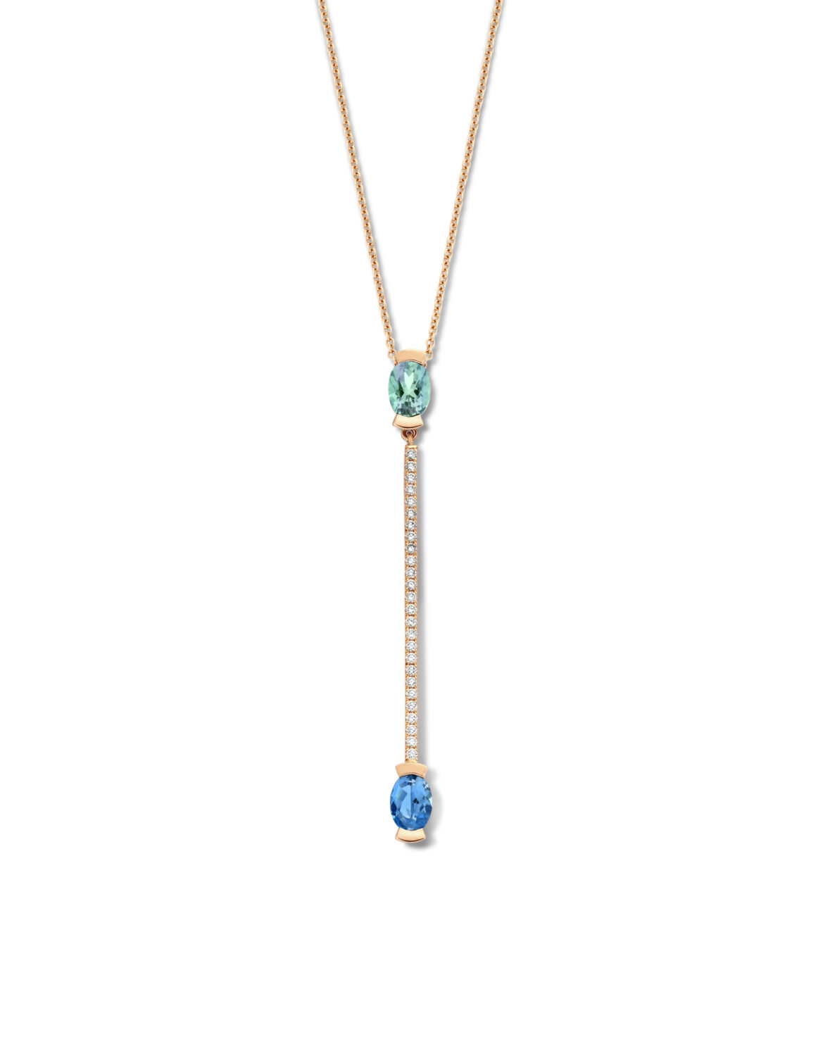 Adeline Duo Straight Necklace