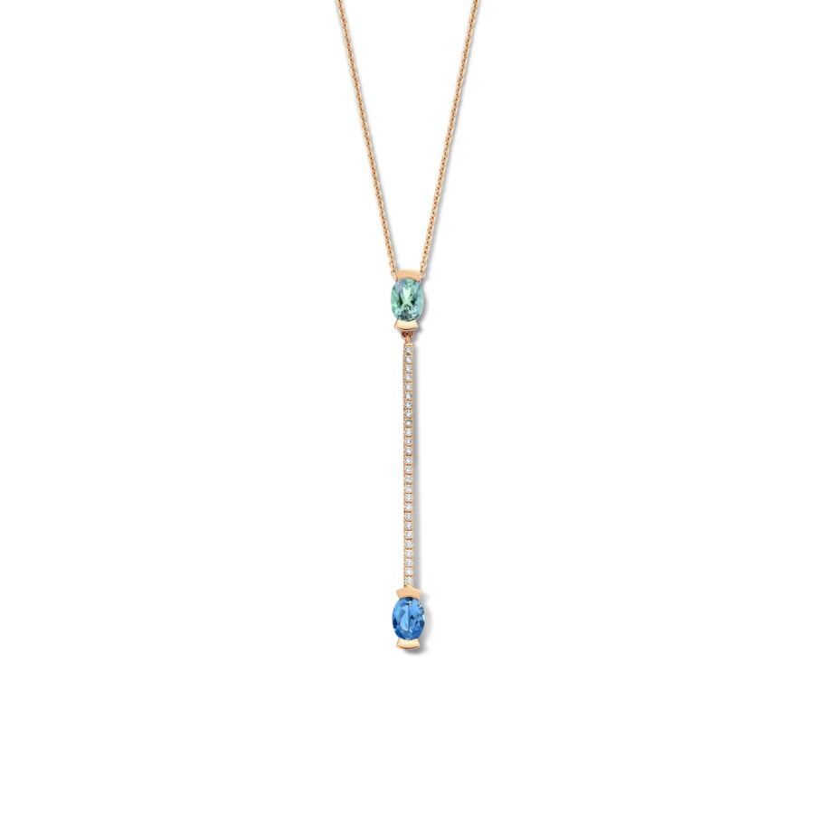 Adeline Duo Straight Necklace