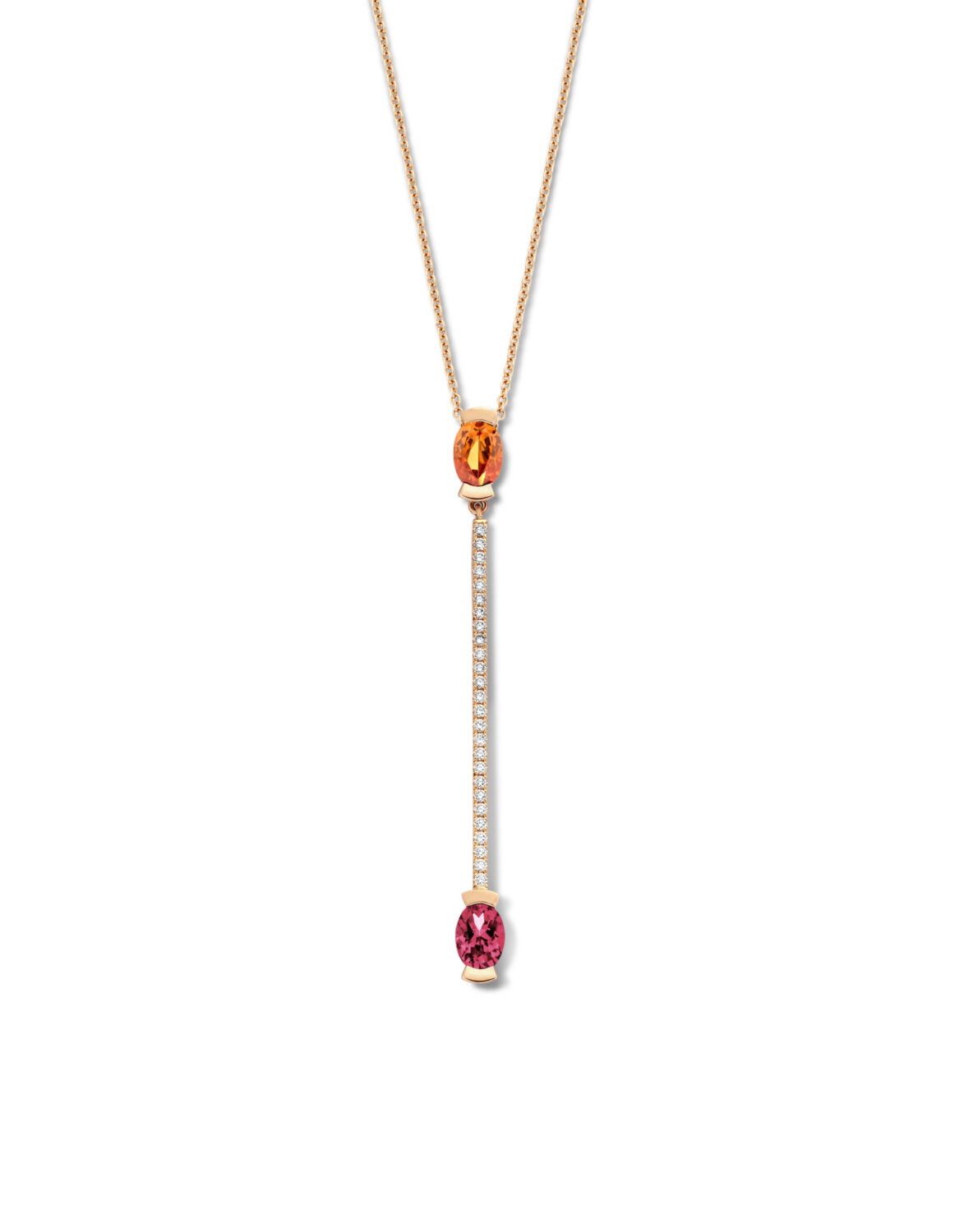 Adeline Duo Straight Necklace
