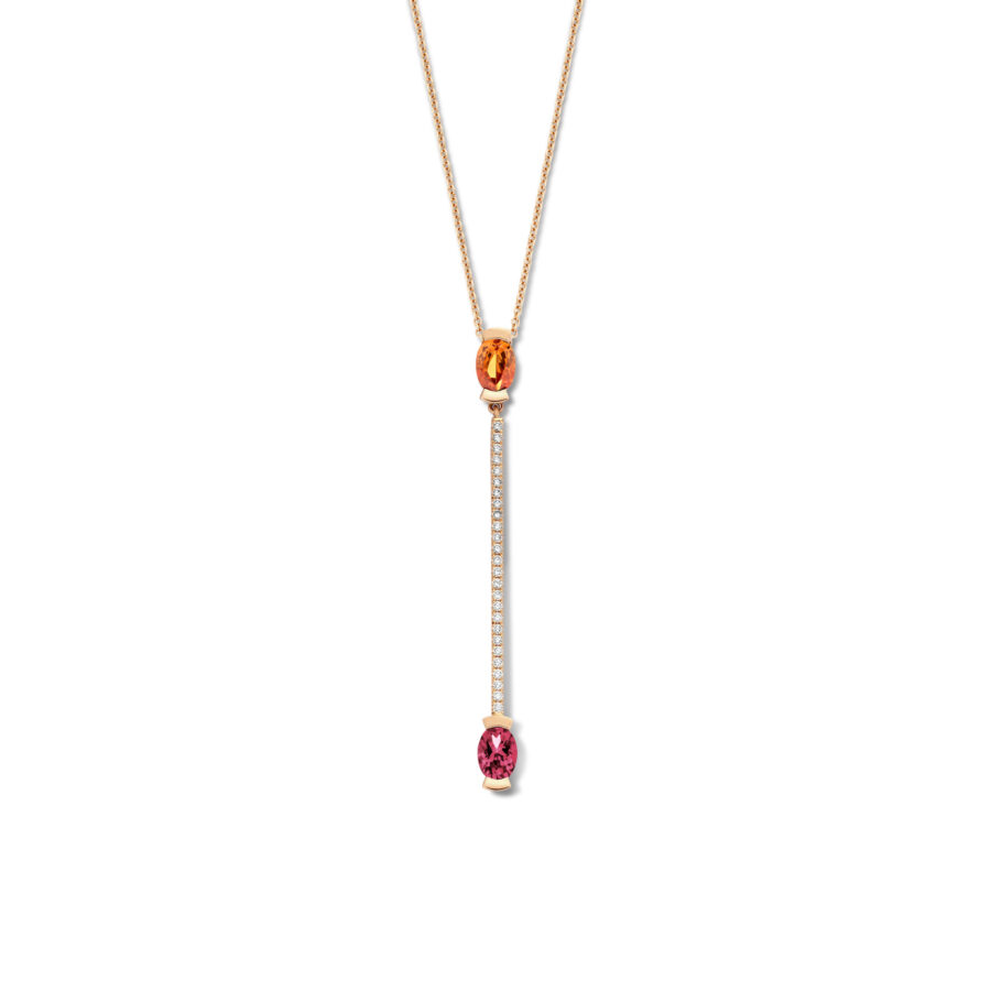 Adeline Duo Straight Necklace