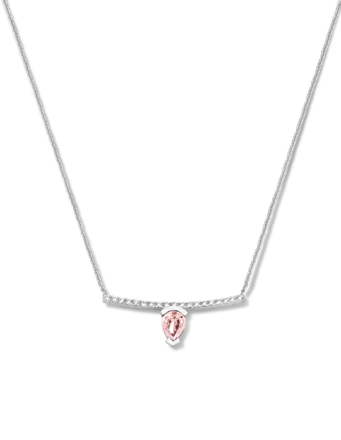 Adeline Straight Pear Necklace