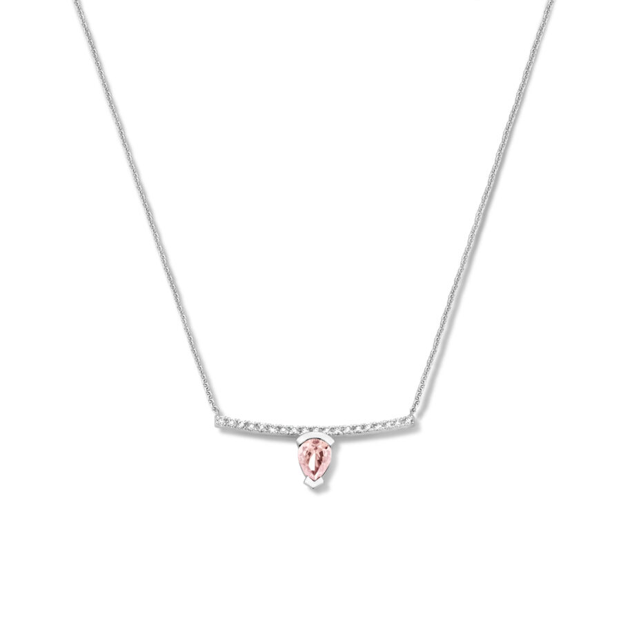 Adeline Straight Pear Necklace