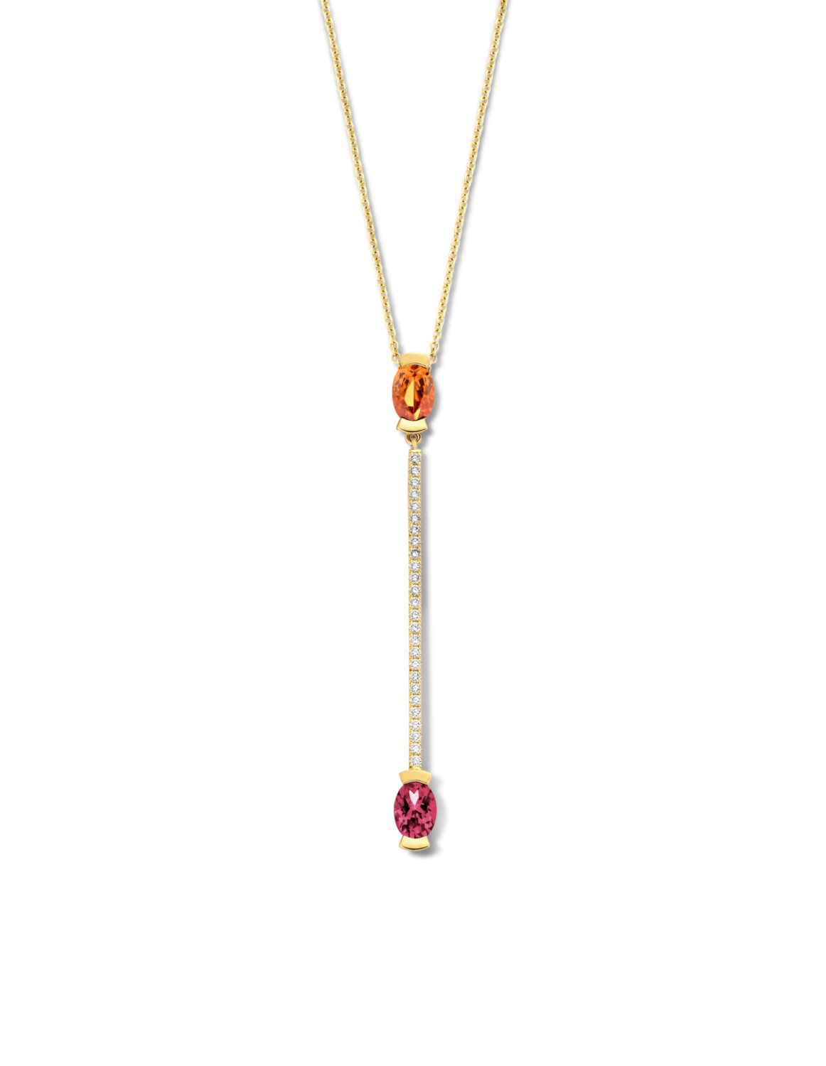 Adeline Duo Straight Necklace