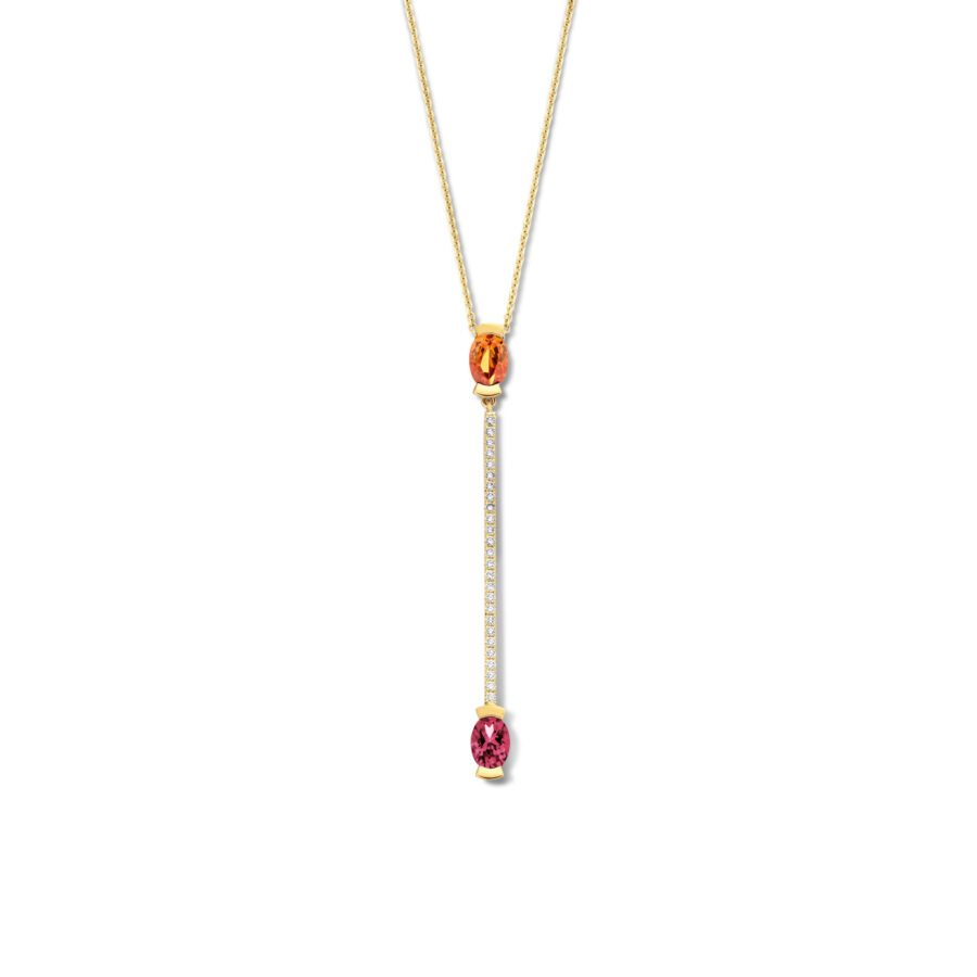 Adeline Duo Straight Necklace