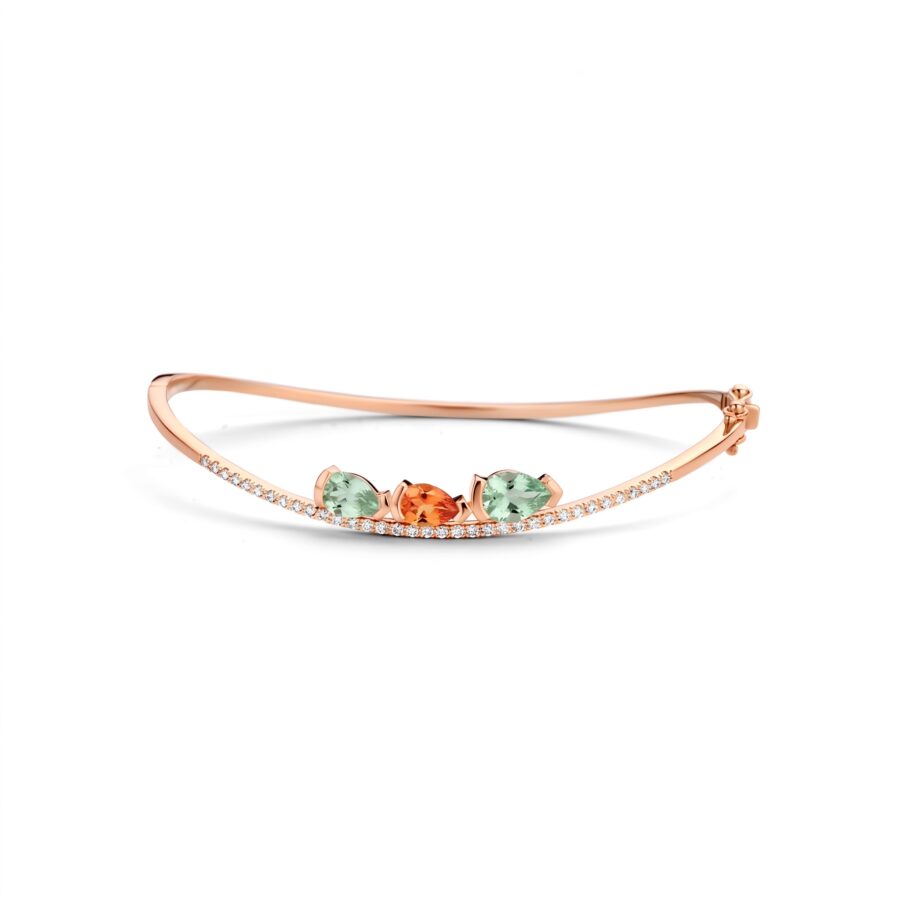 Adeline Trio Curved Bracelet